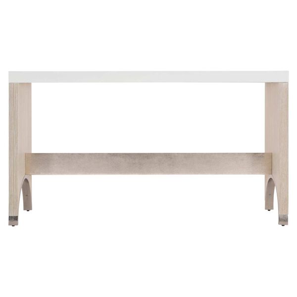 Solaria White and Natural Console Table, image 3