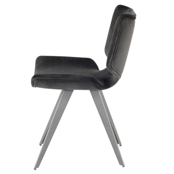 Astra Black and Gray Dining Chair, image 3