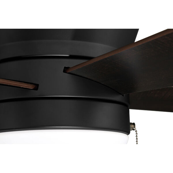 Merit Flat Black 52-Inch LED Ceiling Fan, image 5