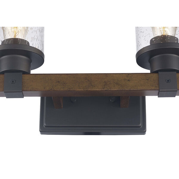 Siesta Rubbed Oil Bronze Two-Light Wall Sconce, image 3