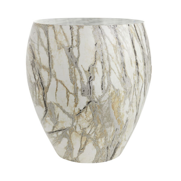 Mojave Faux Marble Kenmore Side Table, image 4