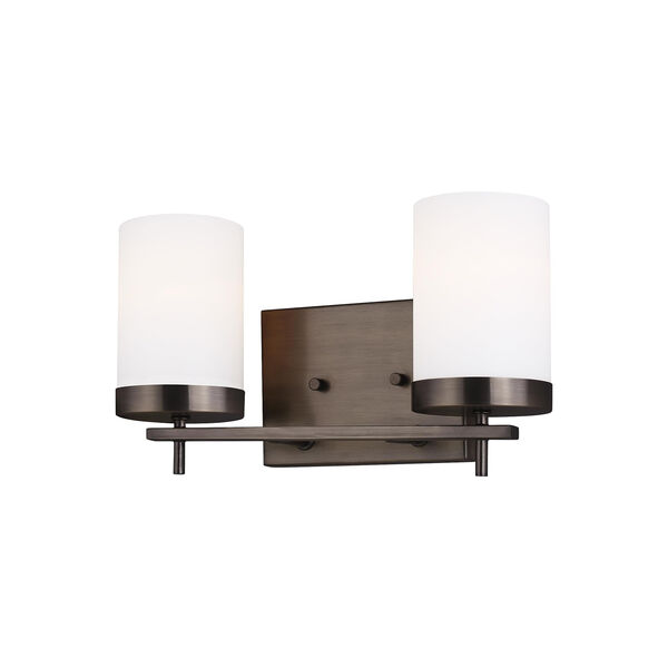 Zire Brushed Oil Rubbed Bronze Two-Light Wall Sconce, image 1