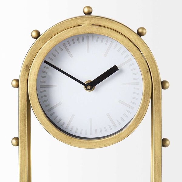 Marian Gold Studded Table Clock, image 5