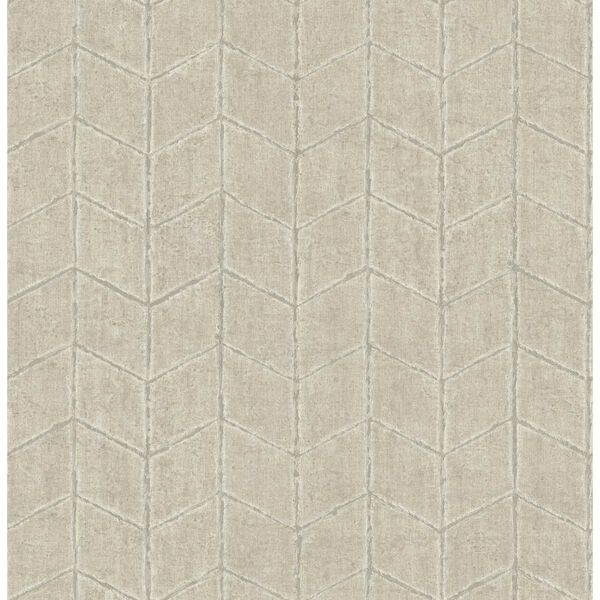 Flatiron Geometric Taupe Wallpaper, image 2