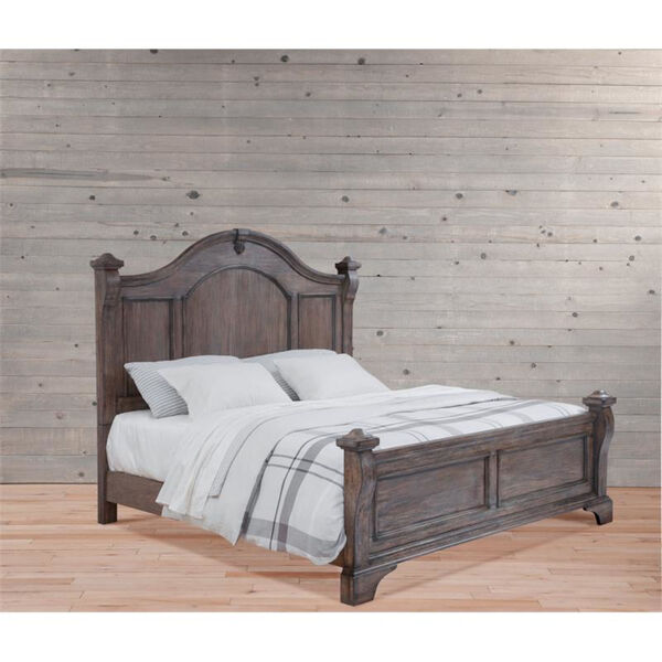 Heirloom Rustic Charcoal Rustic Charcoal Queen Poster Bed, image 5