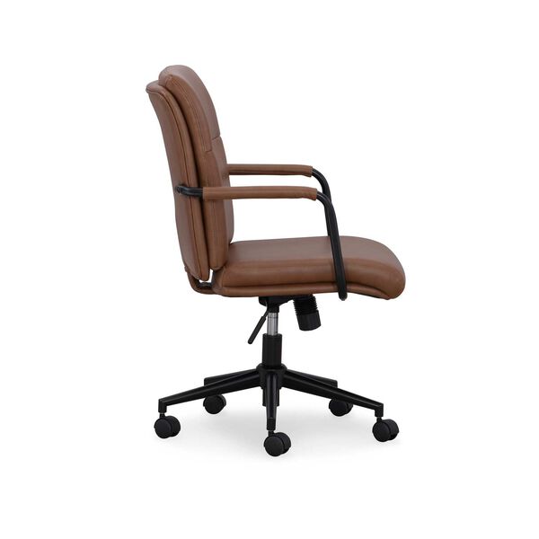 Sawyer Cognac  Metal Arm Task Chair, image 3