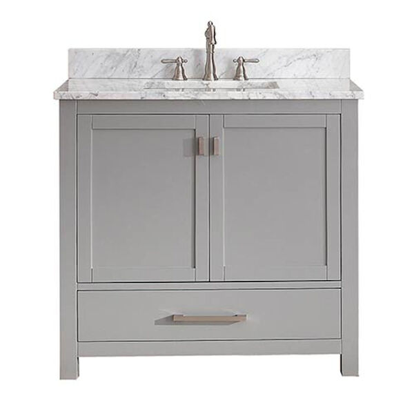 Modero Chilled Gray 36-Inch Vanity Only, image 1