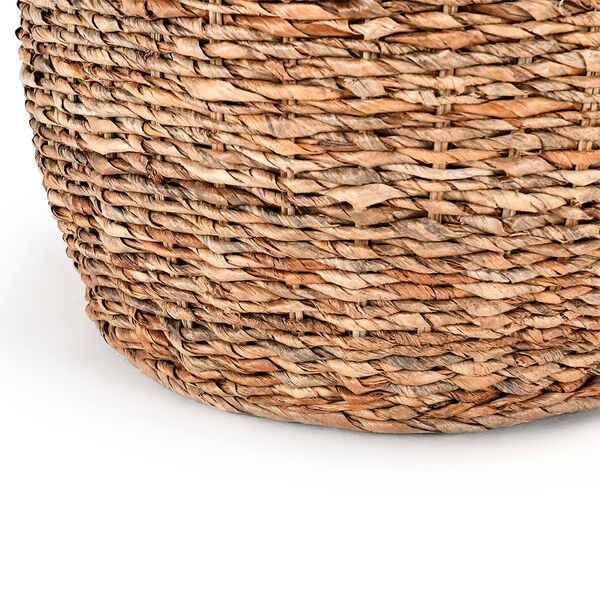 Ali Round Rattan Abaca End Table, image 5