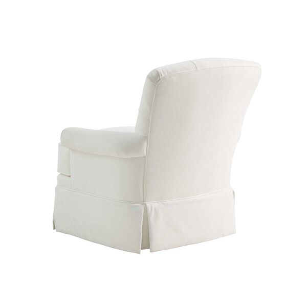 Silverado White Swivel Chair, image 2