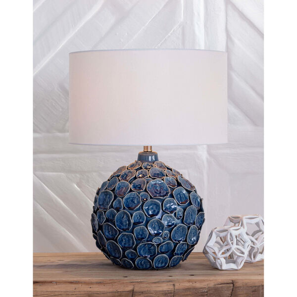 Lucia Blue One-Light Table Lamp, image 2