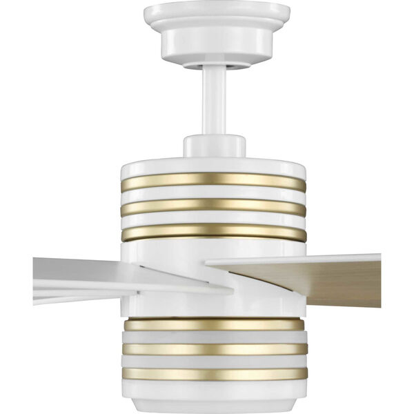 P250074-030-30: Carrollwood White 42-Inch LED Ceiling Fan, image 4