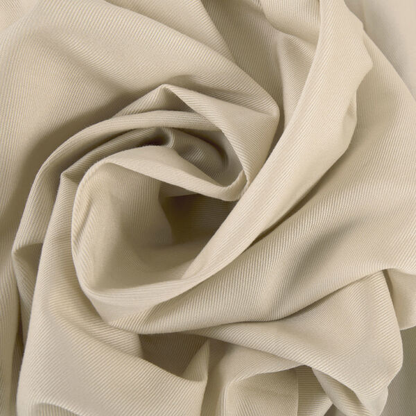 Cream Solid Cotton Tie-Top Curtain Single Panel, image 6