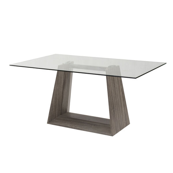 Bravo Gray Wood Dining Table, image 1