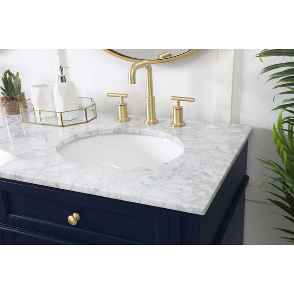 Williams Blue 60-Inch Vanity Sink Set, image 5