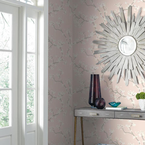 Florence Broadhurst Blush Branches Wallpaper - SAMPLE SWATCH ONLY, image 3