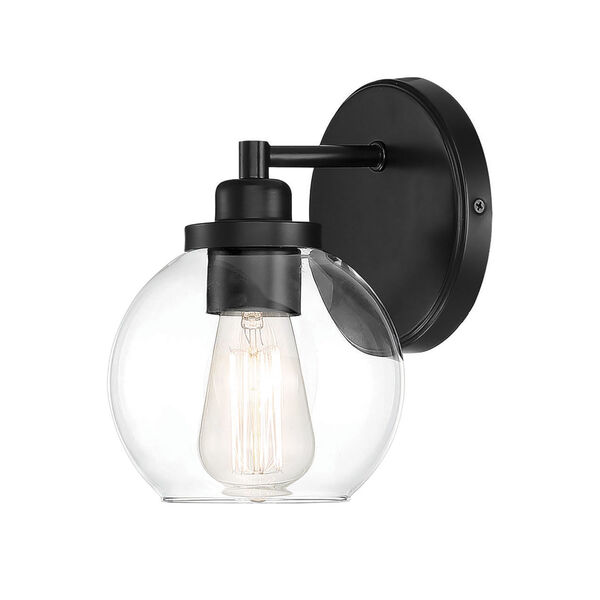 Carson Matte Black One-Light Wall Sconce, image 3