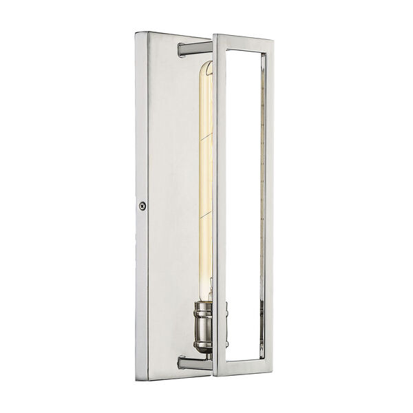 Clifton Polished Nickel One-Light Wall Sconce, image 4