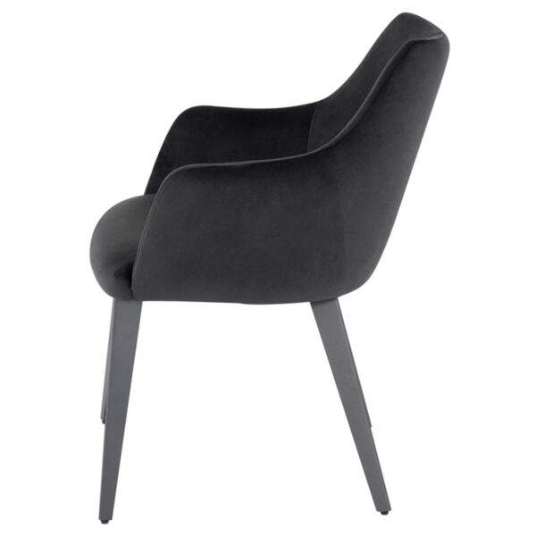 Renee Black and Gray Dining Chair, image 3