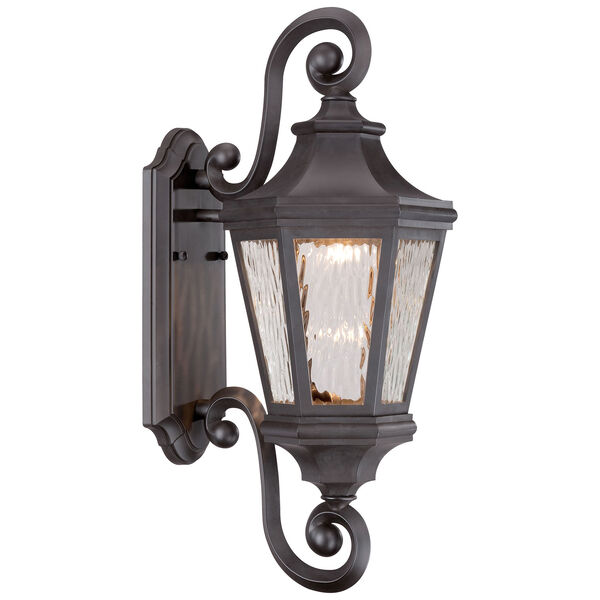 Hanford Pointe Oil Rubbed Bronze 9-Inch One-Light Outdoor LED Wall Lantern, image 1