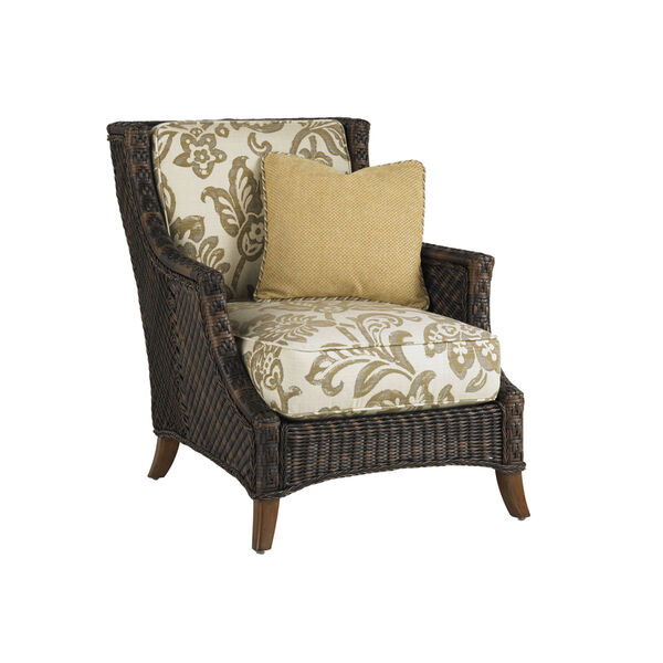 Island Estate Lanai Brown and Gold Lounge Chair, image 1