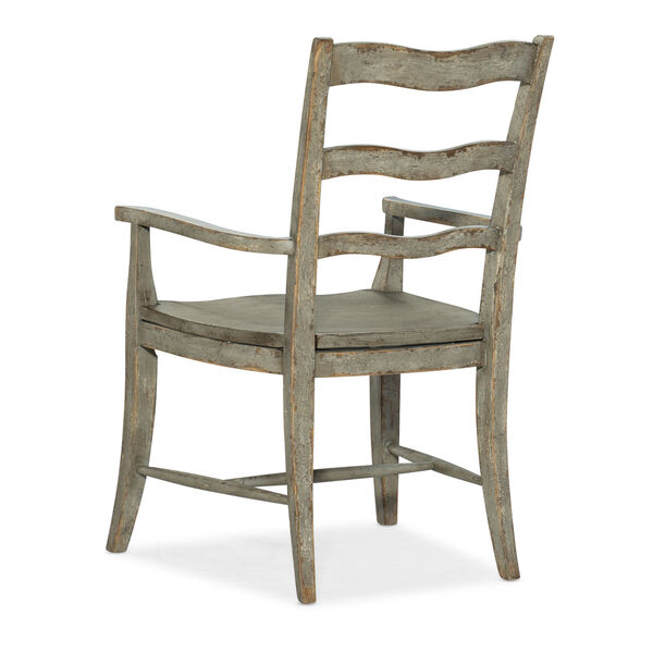 Alfresco Oyster Ladder Back Arm Chair, image 2