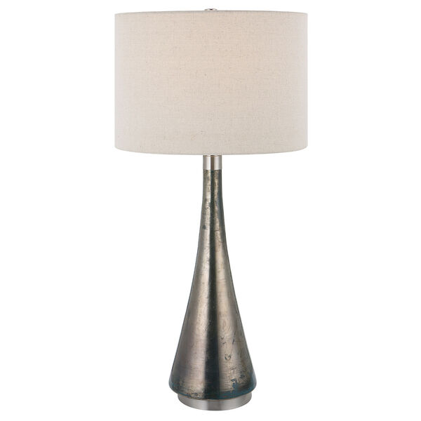 Contour Brushed Nickel One-Light Table Lamp, image 1