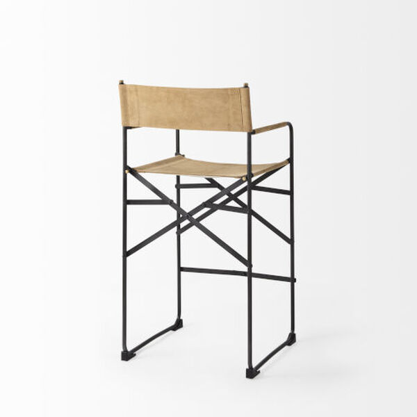 Direttore Brown and Black Counter Stool, image 5