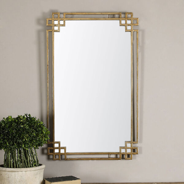 Devoll Antique Gold Mirror, image 1