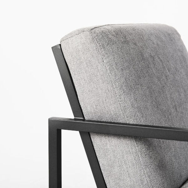 Armelle Gray Accent Chair, image 6