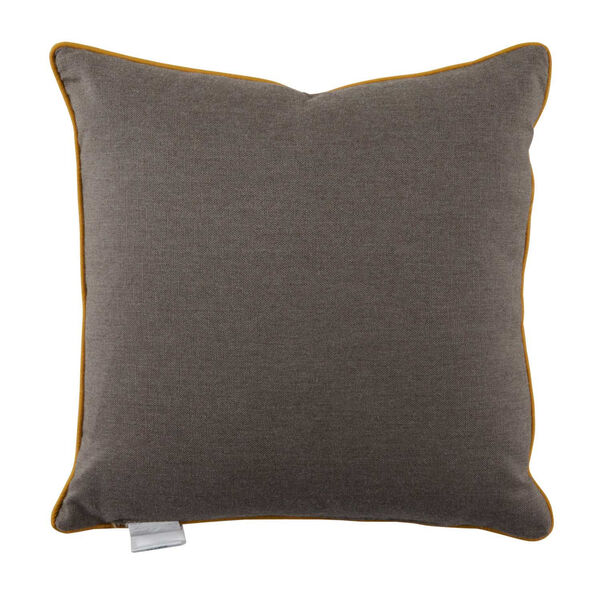 Mandla Mustard 22 x 22 Inch Pillow with Welt, image 2