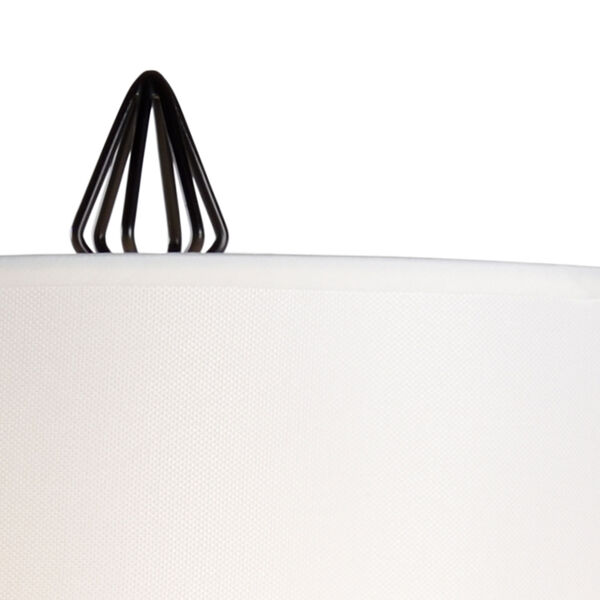Satin Black One-Light Table Lamp, image 3