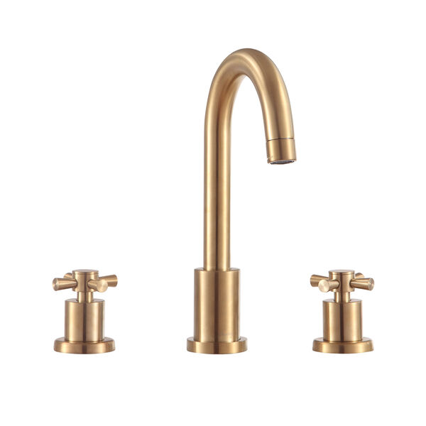 Messina Matte Gold 8-Inch Widespread Bath Faucet, image 3