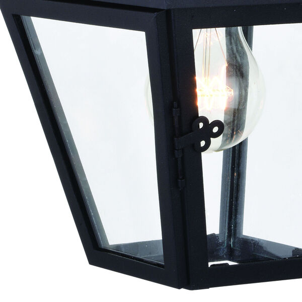 Nottingham Textured Black One-Light Outdoor Wall Mount, image 6