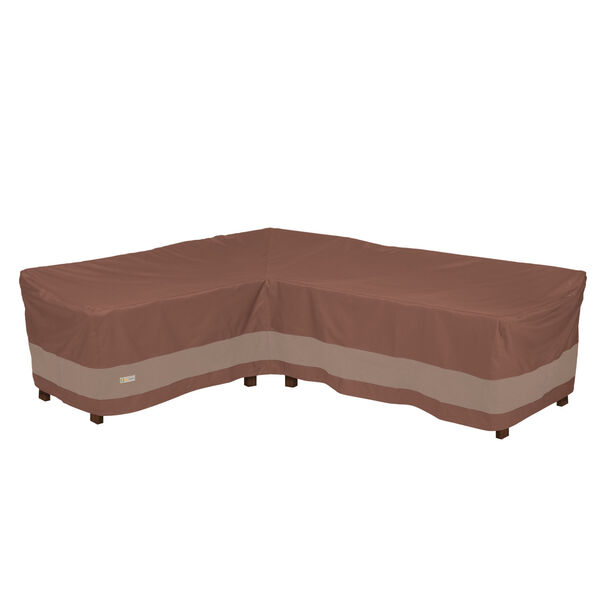 Ultimate Mocha Cappuccino 104-Inch Patio Left-Facing Sectional Lounge Set Cover, image 1