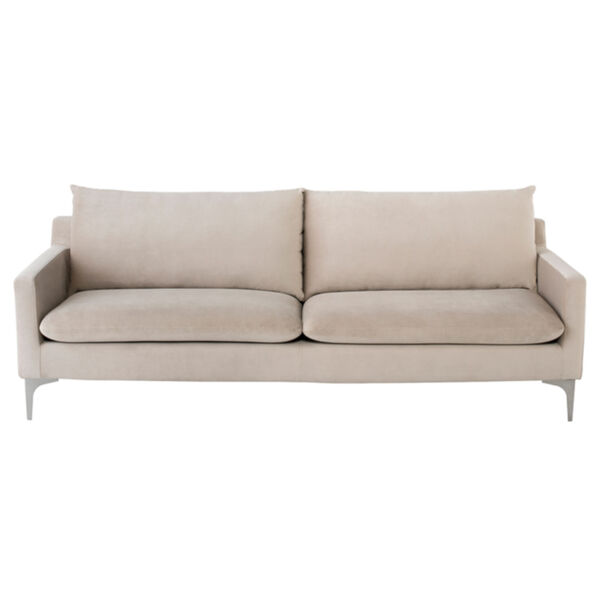 Anders Nude and Silver Sofa, image 2