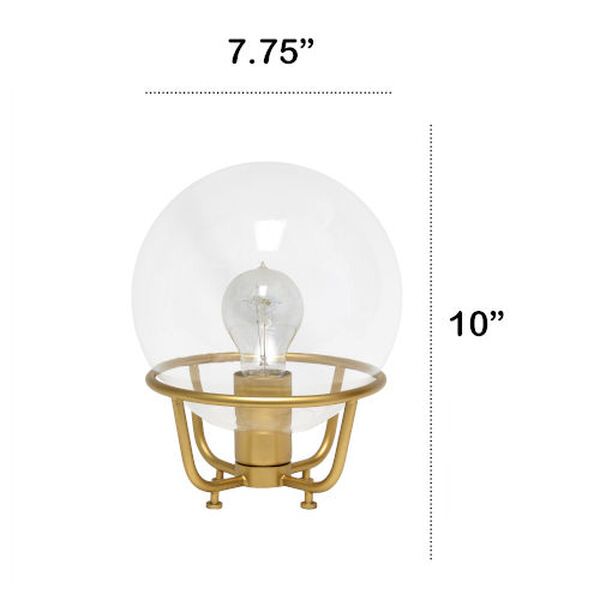 Wired Matte Gold One-Light Table Lamp, image 3