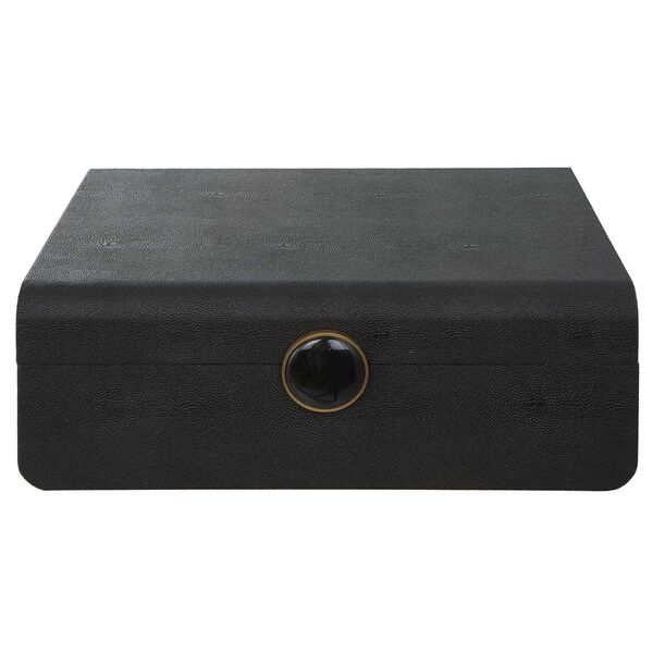 Lalique Black Shagreen Box, image 2