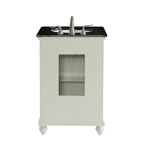 Otto Antique Frosted White Vanity Washstand, image 2