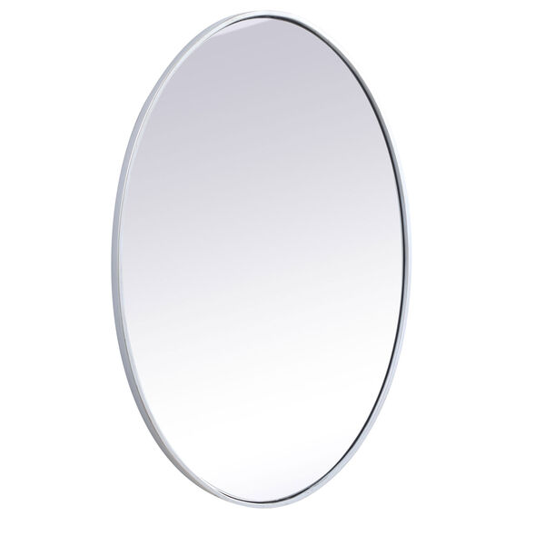 Eternity Silver 34-Inch Oval Mirror, image 5