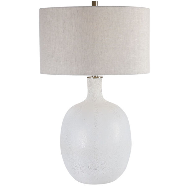 Whiteout Mottled White Table Lamp, image 1