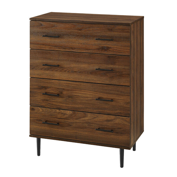 Savanna Dark Walnut Four-Drawer Dresser, image 5
