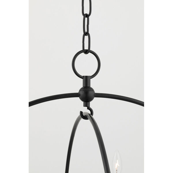 Howell Aged Iron Eight-Light Chandelier, image 3