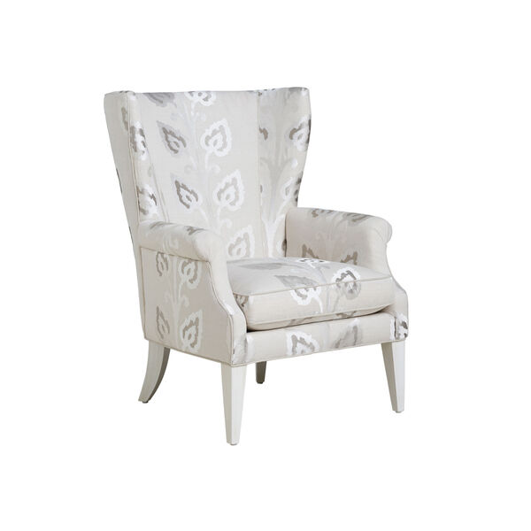 Upholstery White Newton Wing Chair, image 1