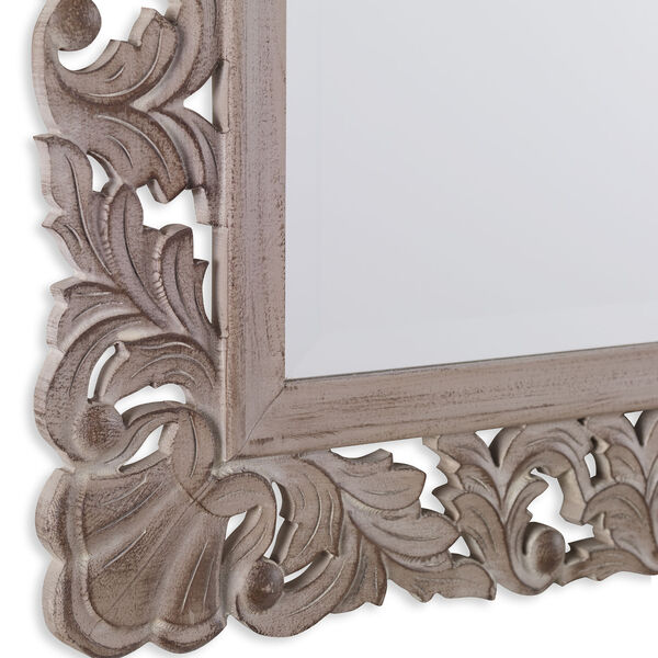 Vivian Leaf and Scallop Frame Wall Mirror, image 4