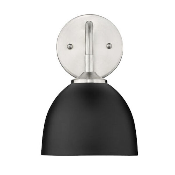 Essex Pewter and Matte Black One-Light Wall Sconce, image 2