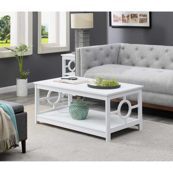 Ring White Coffee Table, image 1