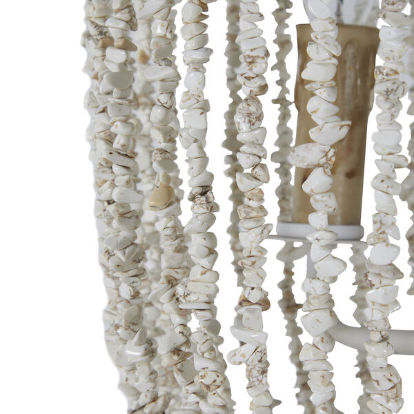 Jenny Coral White Chandelier, image 4