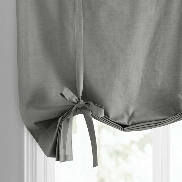 Dune Textured Solid Cotton Tie-Up Window Shade Single Panel, image 4