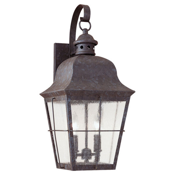 Colonial Bronze Two-Light Outdoor Wall Mount, image 1