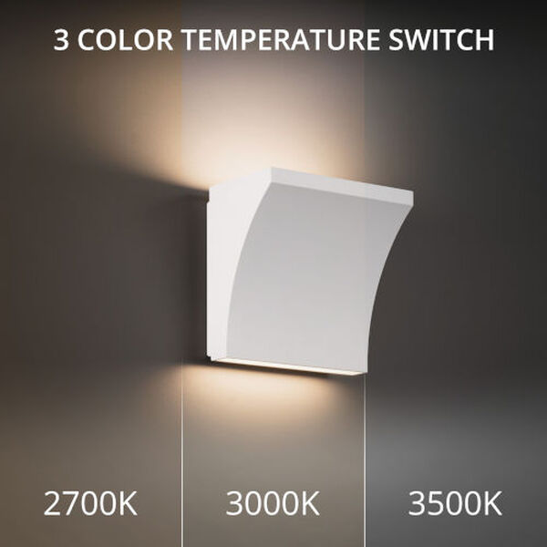 Cornice White 2700 K Two-Light LED ADA Wall Sconce, image 6